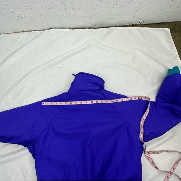 Vintage Columbia Medium Purple & Turquoise Reversible Ski Jacket - Picture 14 of 15